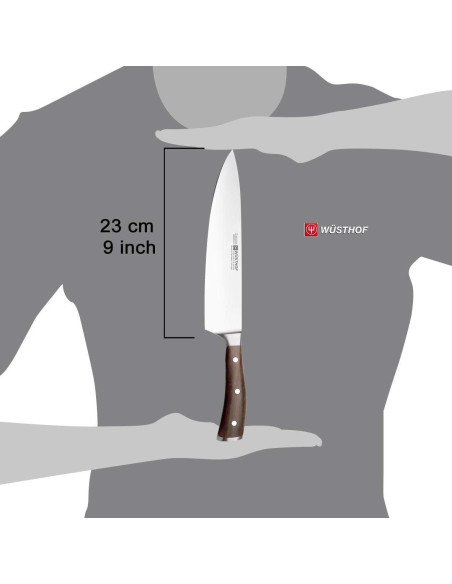Cuchillo de Chef Wüsthof Ikon 23 cm Acero Inoxidable Cuchillo de Chef Wüsthof Ikon 23 cm Acero Inoxidable