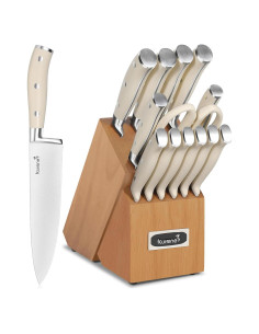 Juego de Cuchillos de Chef Kuisine 15 Piezas Acero Inoxidable