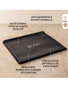 Bandeja de Hornear Perforada Silpat 29.5x41.9cm Aluminio 2