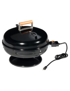 Parrilla Eléctrica MECO Lock 'N Go 1500W Negra para Exterior