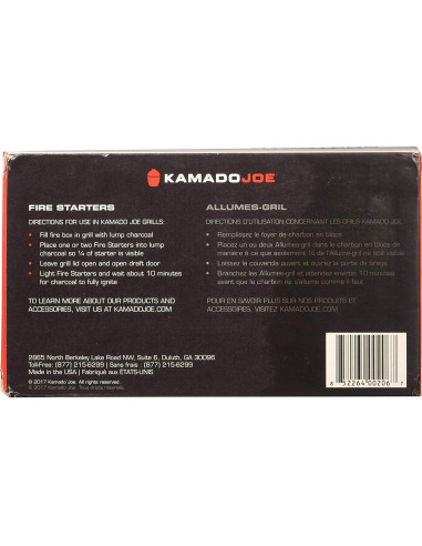 Cubo de Encendido Kamado Joe Sin Químicos 96 Unidades