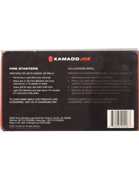 Cubo de Encendido Kamado Joe Sin Químicos 96 Unidades