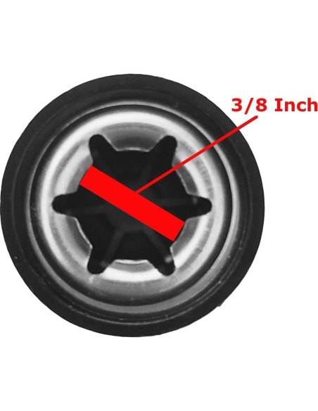 Tapa de Rueda de Parrilla Quadrapoint 3-Pack 0.95 cm