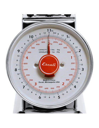 Escala Mecánica de Dial San Jamar SCDLB2 con Tazón 0.91 kg