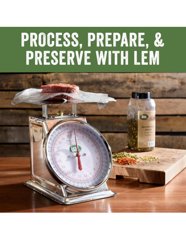 Escala de Acero Inoxidable LEM 20 kg, Dial 20 cm, 24x24 cm