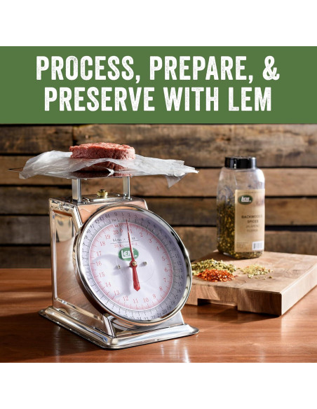 Escala de Acero Inoxidable LEM 20 kg, Dial 20 cm, 24x24 cm