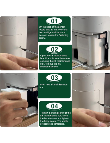 Almohadilla de Tinta Desechada 4 Piezas HEROMA para Epson