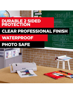 Fundas de Laminado Térmico Scotch 28x43 cm, 25 Hojas 75 Micras 2