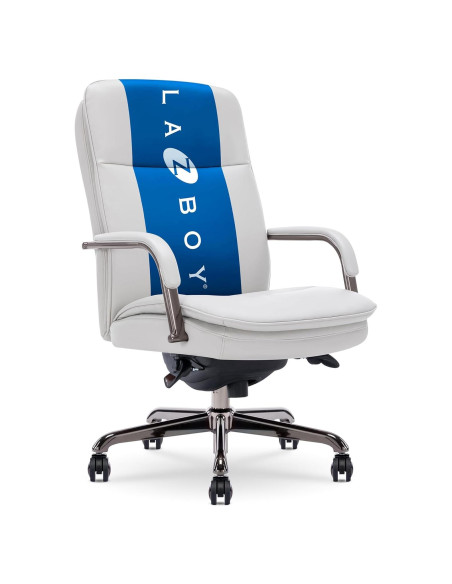 Silla de Oficina Ergonómica La-Z-Boy Opus Gris y Grafito