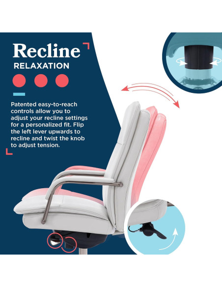 Silla de Oficina Ergonómica La-Z-Boy Opus Gris y Grafito