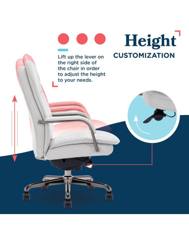 Silla de Oficina Ergonómica La-Z-Boy Opus Gris y Grafito