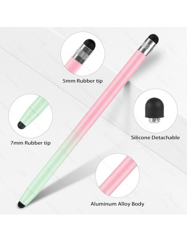 Bolígrafo Estilográfico Táctil Silicona Premium 5PCS RhythNest