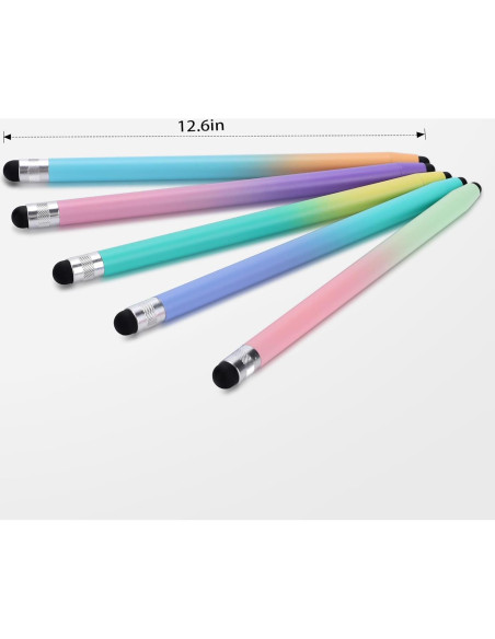 Bolígrafo Estilográfico Táctil Silicona Premium 5PCS RhythNest