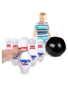 Juego de Bolos Inflable Giggle N Go para Niños 3+ Años