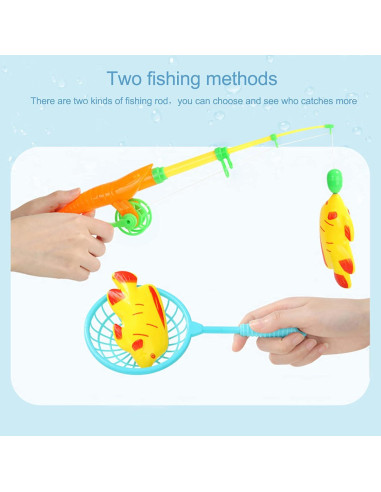 Juego de Pesca Magnético FIVEDAOGANG 45 Piezas para Niños