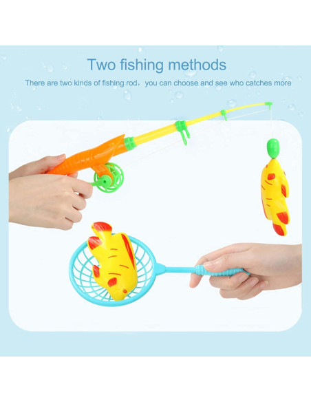 Juego de Pesca Magnético FIVEDAOGANG 45 Piezas para Niños