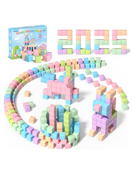 30 Cubos Magnéticos Macaron Xinzhoushihui - Juguetes STEM 2.5 cm