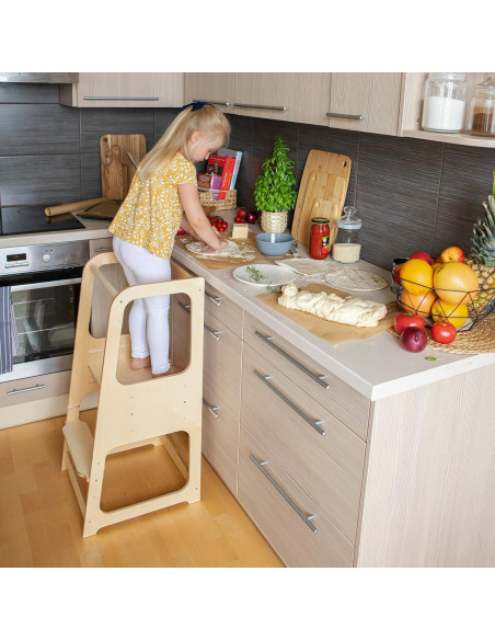 Torre Montessori Sweet Home From Wood Ajustable para Niños