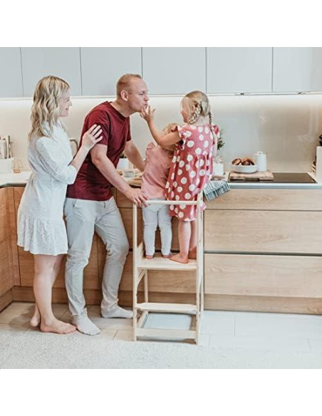 Torre Montessori Sweet Home From Wood Ajustable para Niños