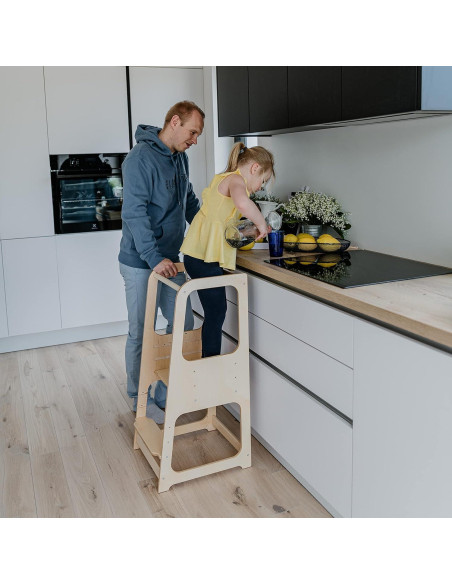 Torre Montessori Sweet Home From Wood Ajustable para Niños