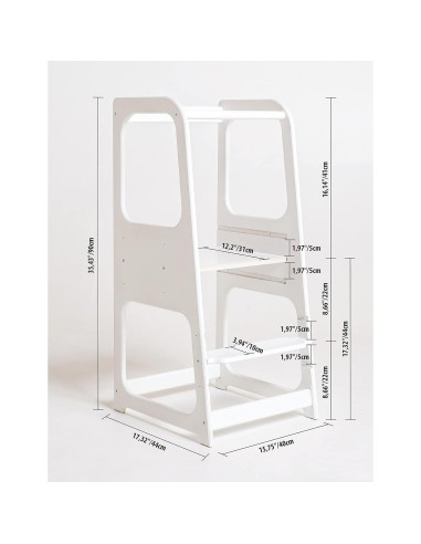 Torre Montessori Sweet Home From Wood Ajustable para Niños