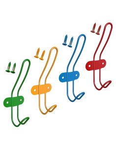 Ganchos de Pared Coloridos Zagxuade para Niños - Alta Resistencia