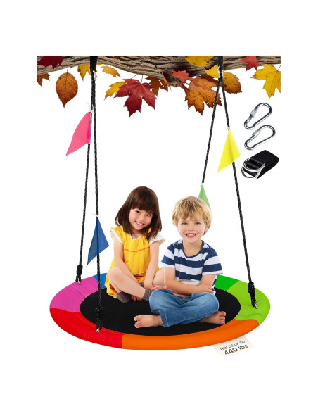 Columpio de Plato PLAYVIBE 101.6 cm Multicolor 200 kg