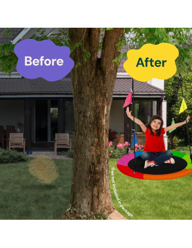 Columpio de Plato PLAYVIBE 101.6 cm Multicolor 200 kg