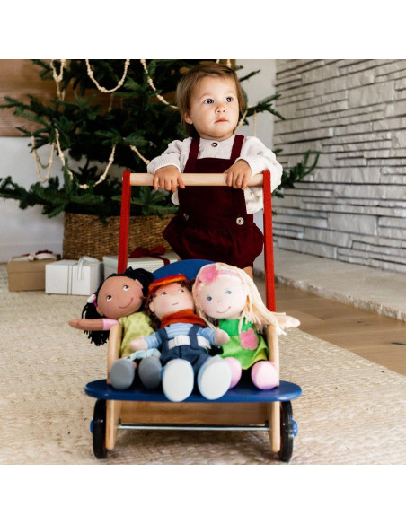 Carrito Andador de Madera HABA 1646 para Bebés 10 meses a 3 años