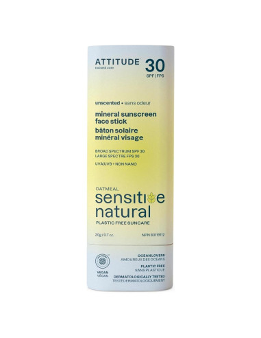 Protector Solar Mineral Attitude SPF 30 Piel Sensible 19.84g