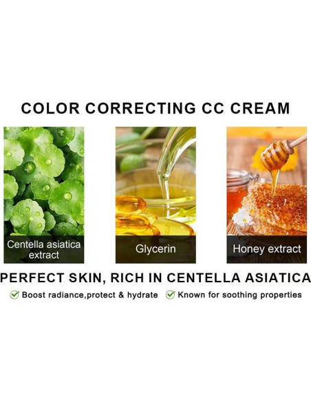 Crema CC Correctora de Color SHEEPFLY 42.52 g Oscuro SPF 25