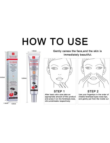 Crema CC Correctora de Color SHEEPFLY 42.52 g Oscuro SPF 25