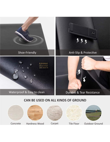 Mat de Ejercicio Extra Ancho Gxmmat 2.13m x 3.05m 7mm