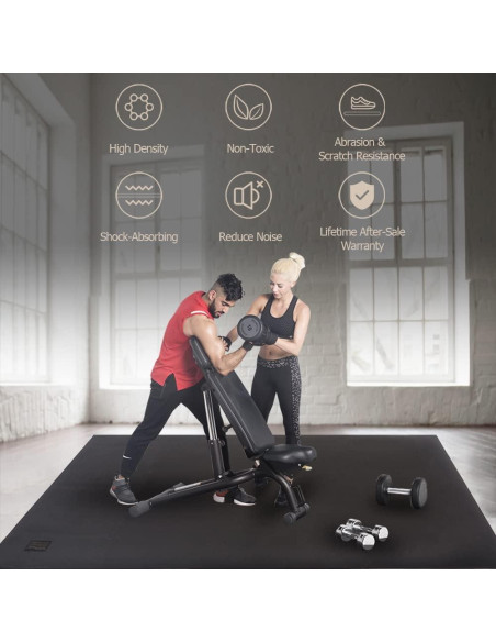 Mat de Ejercicio Extra Ancho Gxmmat 2.13m x 3.05m 7mm