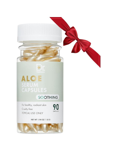 Cápsulas de Suero de Aloe Dr. Wellness - 90 Unidades Hidratantes