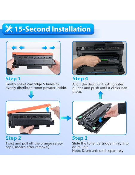 Cartuchos de Tóner ZIPRINT TN760 Compatible para Brother - 2 Paquete