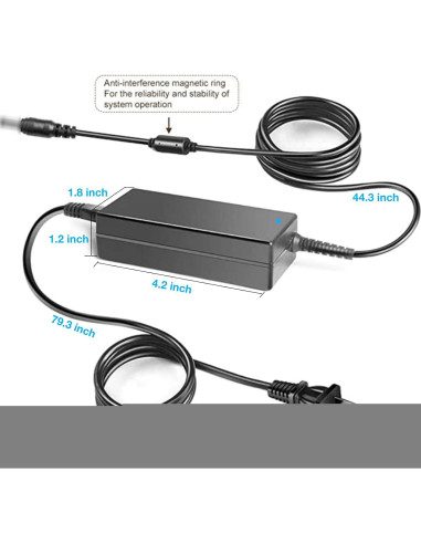 Adaptador AC/DC 15V Kircuit para Luz de Anillo Neewer 72W