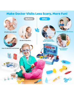 Kit de Doctor para Niños Honeystar 34 Piezas con Estetoscopio 2
