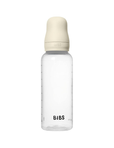 Biberón Anticólico BIBS 270 ml Silicona Libre BPA Marfil