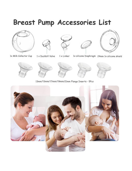 Piezas de Repuesto Extractor de Leche Gowing 24mm Silicona