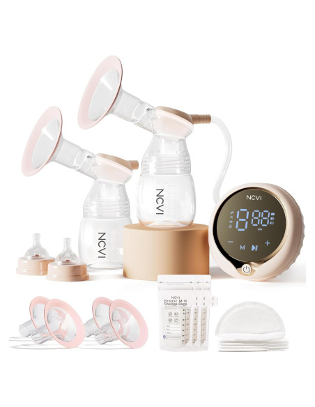 Bomba de Pecho Eléctrica Doble NCVI 8100 4 Modos 9 Niveles