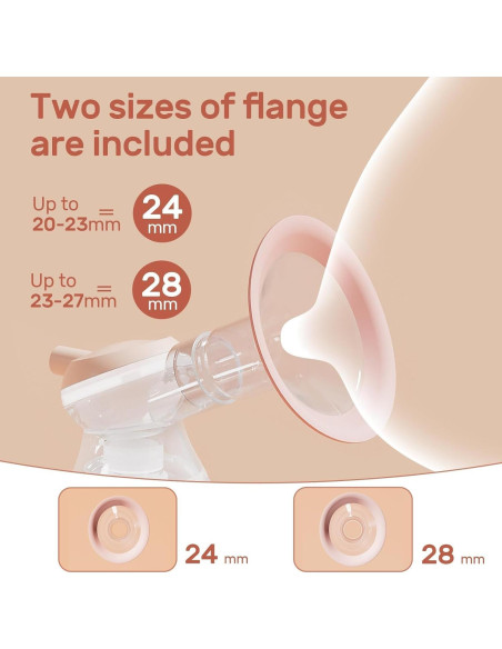 Bomba de Pecho Eléctrica Doble NCVI 8100 4 Modos 9 Niveles