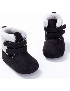 Botines de Forro Polar para Bebés Niños Niñas 3-6 Meses 2