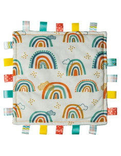 Manta de Seguridad Mary Meyer Taggies Lovey Arcoíris 30x30 cm