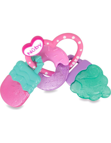Anillo de Dentición Nuby IcyBite Donut y Helado 3+ Meses