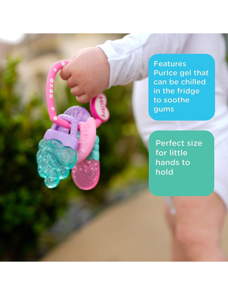 Anillo de Dentición Nuby IcyBite Donut y Helado 3+ Meses