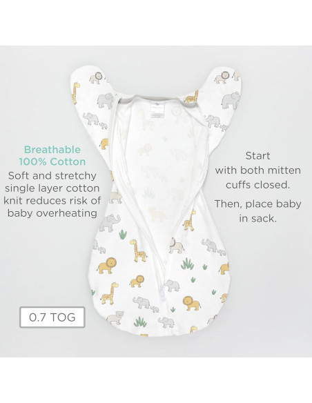 Saco de Envoltura Transicional Bebé Asombroso 0-3 Meses