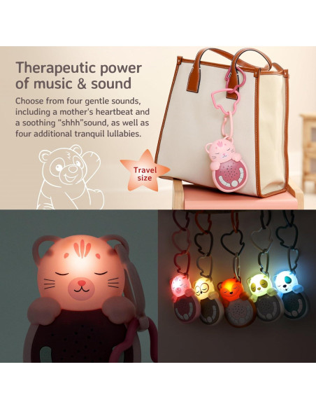 Calmante para Bebés Cloud b Sweet Dreamz Gato con Luz y Sonidos