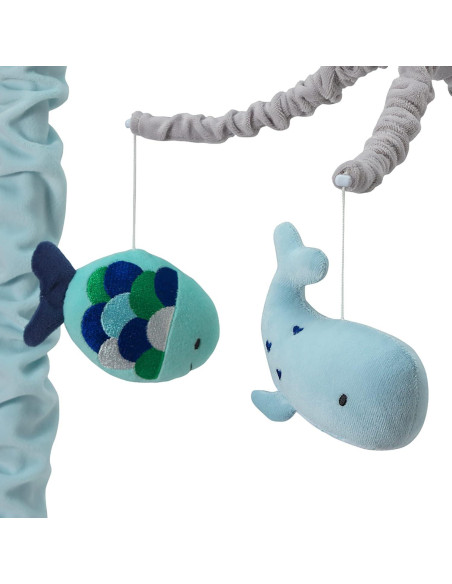 Móvil Musical para Cuna Lambs & Ivy Oceania - Pulpo y Ballenas Móvil Musical para Cuna Lambs & Ivy Oceania - Pulpo y Ballenas