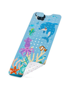 Alfombrilla de Baño Antideslizante NiBaby 100x40 cm PVC Mundo Marino